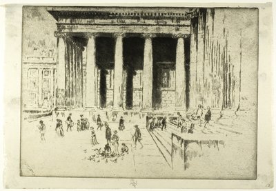 The Steps, British Museum af Joseph Pennell