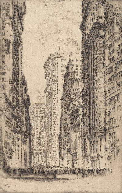 Børsen, 1904. af Joseph Pennell