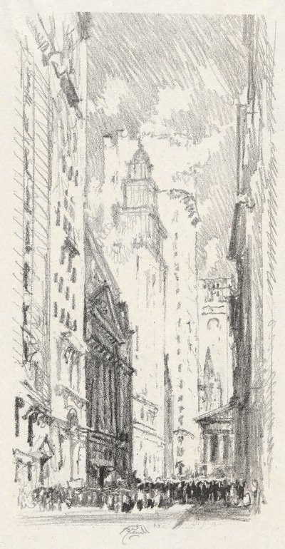 Børsen, #4 i Iconophile Club Collection af Joseph Pennell