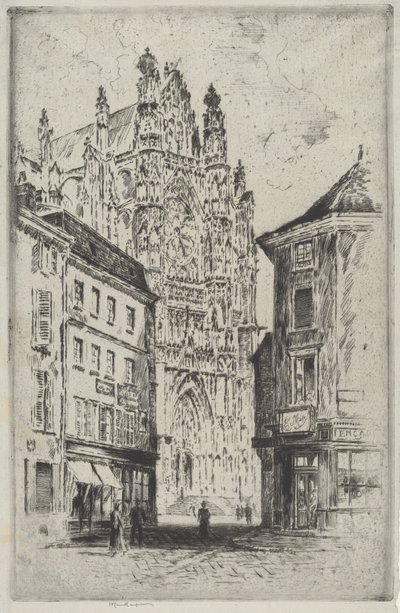 Tværskibet, Beauvais af Joseph Pennell
