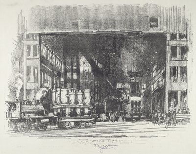 Urnerne, der støber store skaller af Joseph Pennell