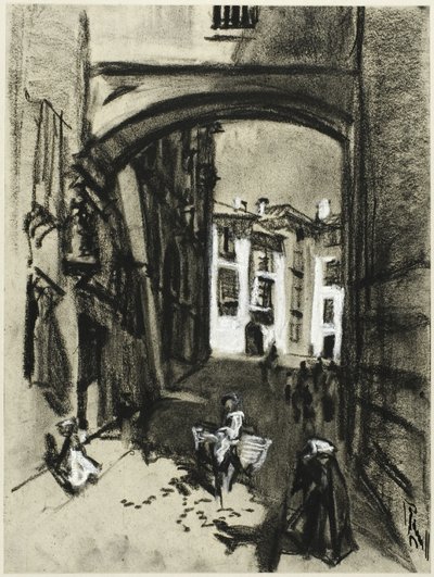 Toledo, Street of the Arch af Joseph Pennell