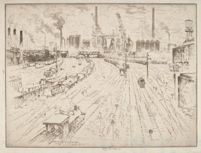 Spor, Oberhausen af Joseph Pennell