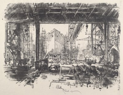 Under skuret af Joseph Pennell