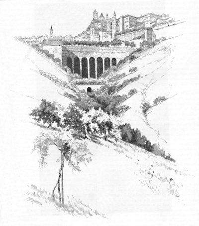 Urbino, 1886 af Joseph Pennell