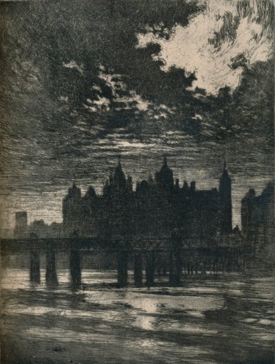 Whitehall Court, 1903. 1906-7 af Joseph Pennell