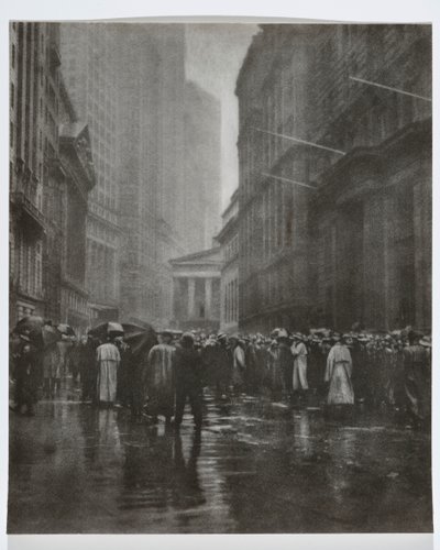 The Curb Market - New York, 1921 (bromoil print) af Joseph Petrocelli