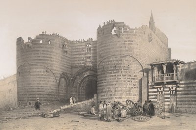 56. Citadelporten, Kairo, 1843. af Joseph Philibert Girault De Prangey