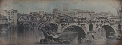 Ponte Rotto Pontus Aemilius, Rom, 1842. af Joseph Philibert Girault De Prangey