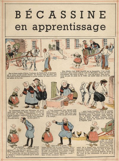 Becassine i træning af Joseph Porphyre Pinchon