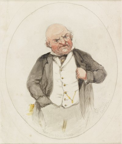 Har du et frimærke (akvarel og blyant på papir) af Joseph 