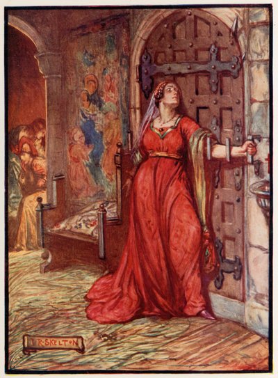 Catherine Douglas spærrer døren af Joseph Ratcliffe Skelton
