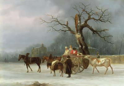 The Skyrack Oak, Leeds af Joseph Rhodes
