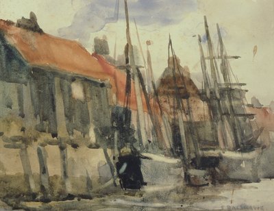 Ved The Wharf af Joseph Richard Bagshaw
