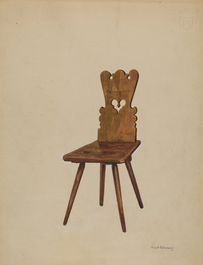 Sidestol, 1936. af Joseph Rothenberg
