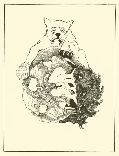 Hele historien om Jaguaren og pindsvinet og skildpadden og bæltedyret i en bunke (gravering) af Joseph Rudyard (after) Kipling