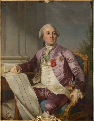 Charles Claude Flahaut de La Billarderie, greve af Angiviller 1730-1809, 1779. af Joseph Siffred Duplessis