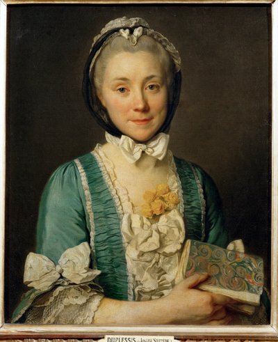 Madame Lenoir, mor til Alexandre Lenoir, grundlægger af Musee des mouments francais ... af Joseph Siffred Duplessis