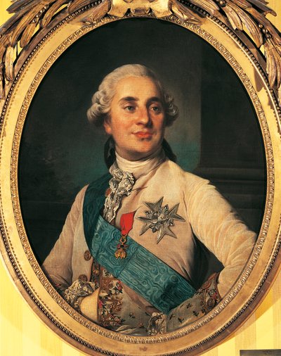 Portræt af Ludvig XV af Frankrig, kendt som den elskede (Versailles af Joseph Siffred Duplessis