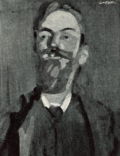 George Bernard Shaw af Joseph Simpson