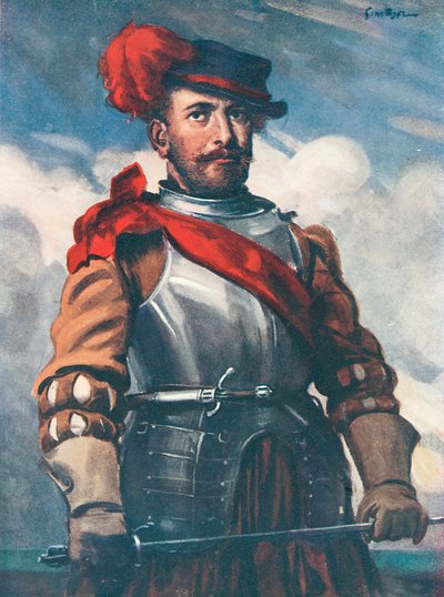 Sir Francis Drake af Joseph Simpson