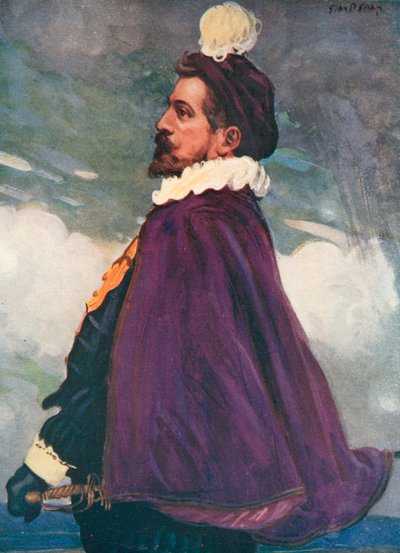 Sir Walter Raleigh af Joseph Simpson