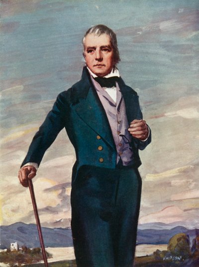 Sir Walter Scott, 1771-1832 af Joseph Simpson