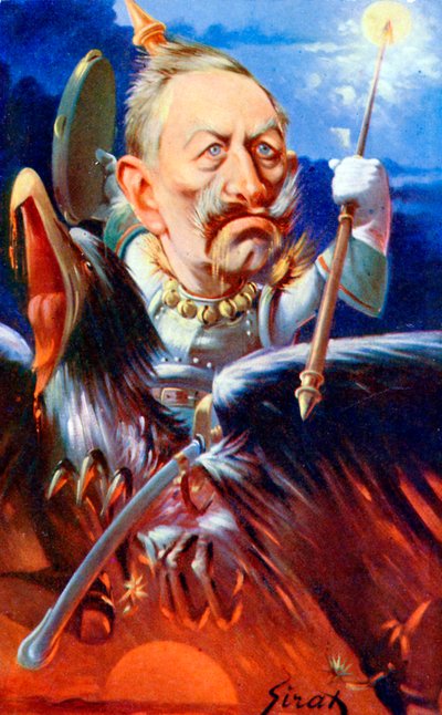 Kaiser Wilhelm II - karikatur af Sirat af Joseph Sirat