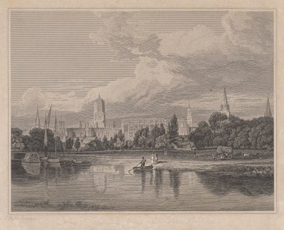 syd Udsigt over Christ Church osv. fra engene... af Joseph Skelton