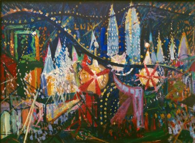 Luna Park af Joseph Stella