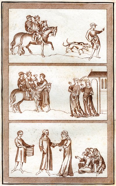 Thomas Beckets liv, 1801. af Joseph Strutt