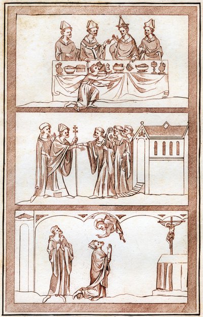 Thomas Beckets liv, 1801. af Joseph Strutt