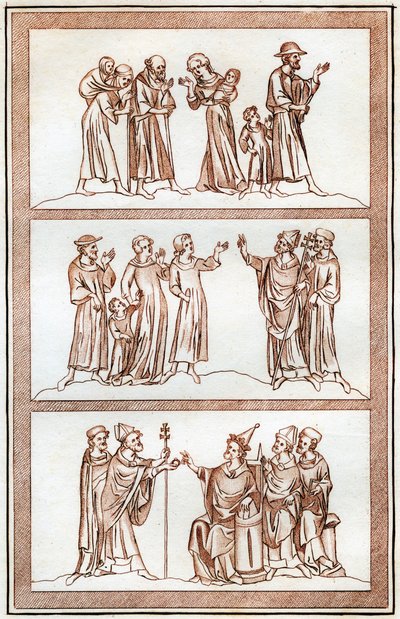 Thomas Beckets liv, 1801. af Joseph Strutt
