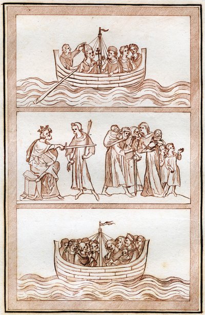 Thomas Beckets liv, 1801. af Joseph Strutt