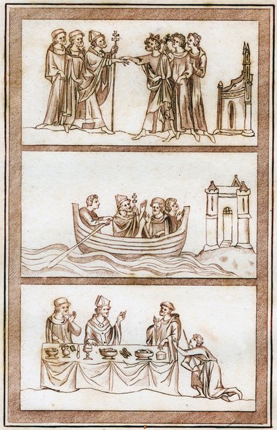 Thomas Beckets liv, 1801. af Joseph Strutt