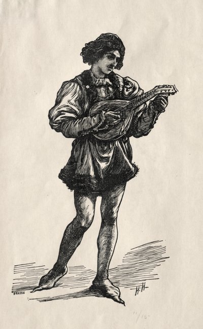 En trubadur af Joseph Swain