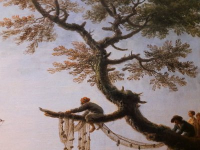 Udsigt over en havn om morgenen (Morgen)


 (detalje). af Joseph Vernet