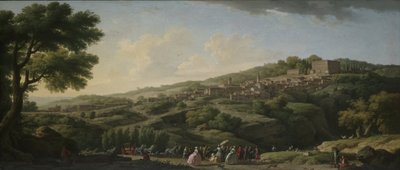 Villa på Caprarola af Joseph Vernet