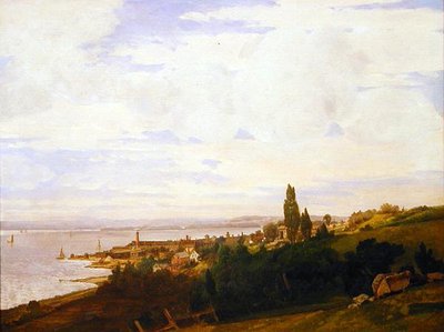 Udsigt over Hudson nær Sing Sing, New York, slutningen af 1840