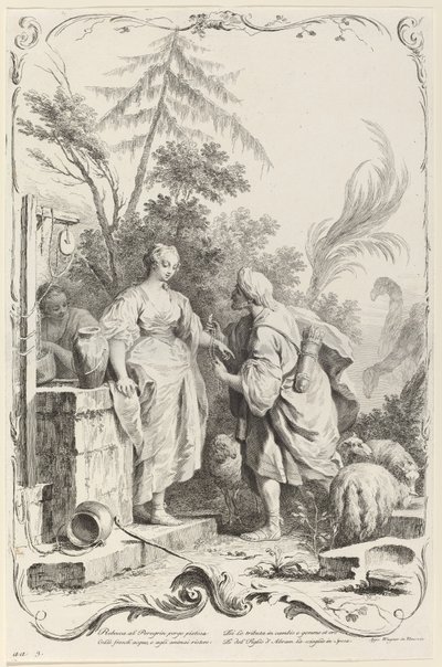 Rebecca ved Brønden af Joseph Wagner