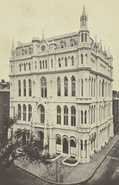 New Masonic Temple, Boston, 1860