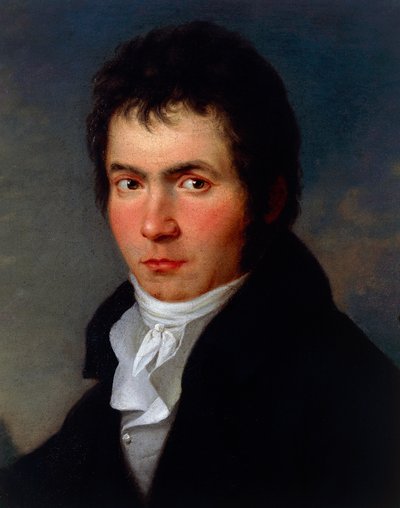 Portræt af Ludwig van Beethoven (Bonn af Joseph Willibrord Mahler