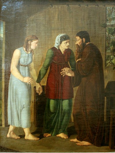 Tysk: Zuführung der Hagar Hagar bliver Abrahams medhustru af Joseph Wintergerst