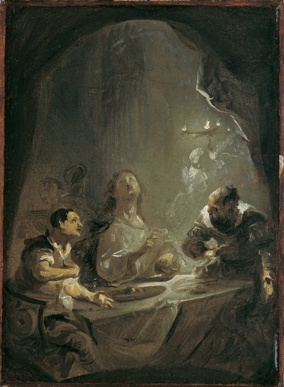 Kristus i Emmaus af Joseph Winterhalder d. J.