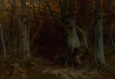 hans og Grete af Joseph Wopfner