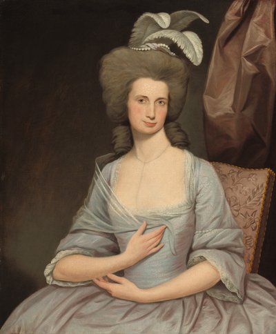 Elizabeth Stevens Carle, ca. 17831784. af Joseph Wright