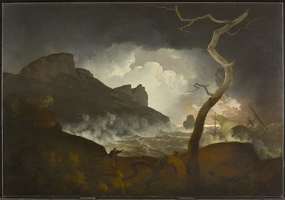 Antigonus in the Storm (Act III, scene iii, fra Shakespeares The Winters Tale), 1790-92 af Joseph Wright of Derby
