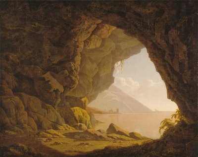 Grotte, nær Napoli af Joseph Wright of Derby