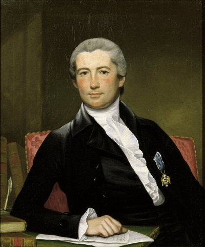 Portræt af general Giles af Joseph Wright of Derby