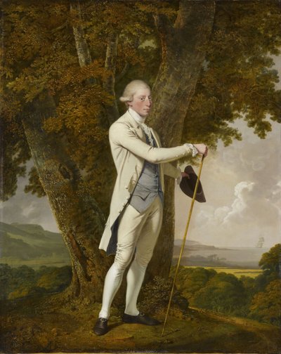 Portræt af John Milnes af Joseph Wright of Derby